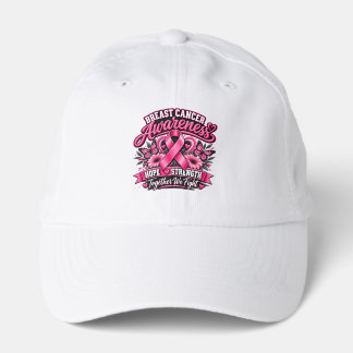 Breast Cancer Awareness Pink Ribbon Hat