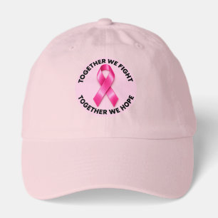 Breast Cancer Awareness Pink Ribbon Hat