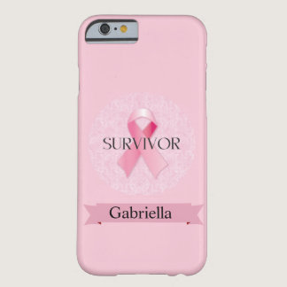 Breast Cancer Awareness Pink Ribbon iPhone 6 Case
