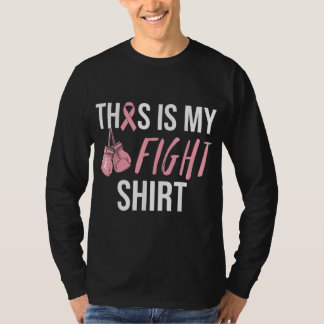 Breast Cancer Awareness Pink Ribbon Mom Women Figh T-Shirt