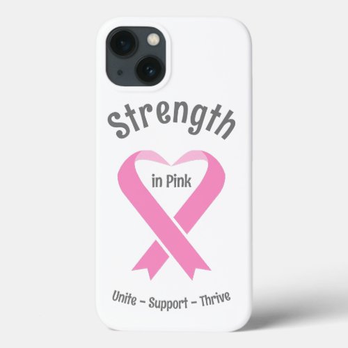 Breast Cancer Awareness Pink Ribbon Phone Case