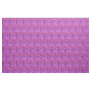 Breast Cancer Hot Pink Ribbon Pattern Fabric | Zazzle