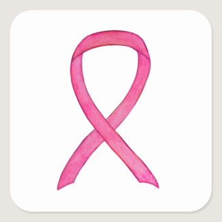 Breast Cancer Awareness Pink Ribbon Sticker Decals