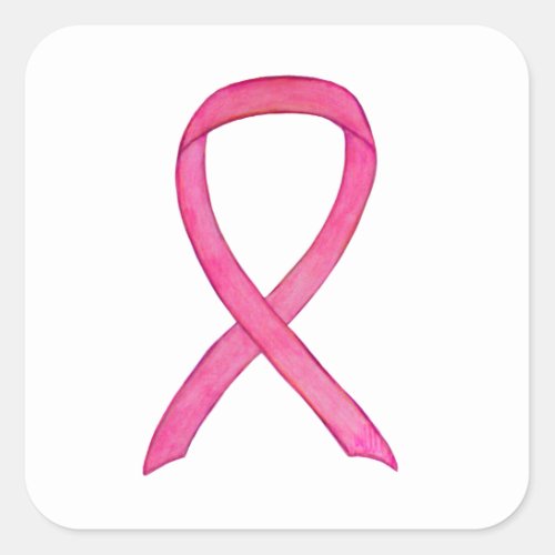 Breast Cancer Awareness Pink Ribbon Sticker Decals