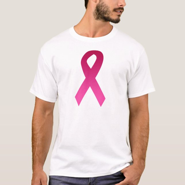 Breast cancer awareness pink ribbon T-Shirt (Front)