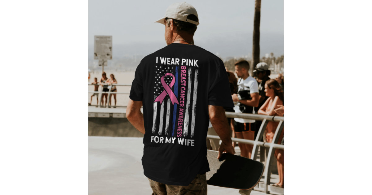 Breast Cancer Awareness Pink Ribbon Warrior' Unisex Baseball T-Shirt