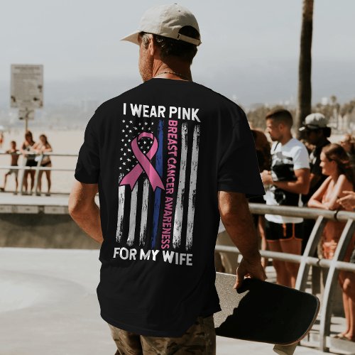 Breast Cancer Awareness Pink Ribbon  T_Shirt