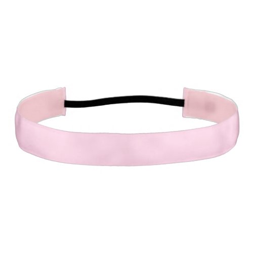 Breast cancer awareness pink solid color cute athletic headband