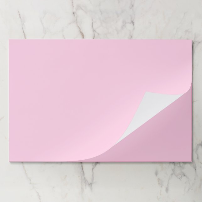 Breast cancer awareness pink solid color placemats (Folded)