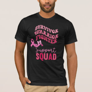 Breast Cancer Awareness Pink support squad T-Shirt