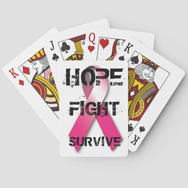 Breast Cancer Awareness Playing Cards (Back)