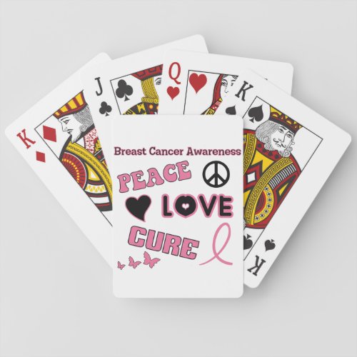 Breast Cancer Awareness Poker Cards