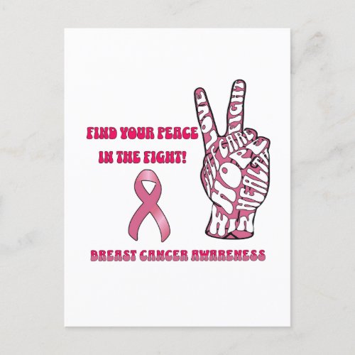Breast Cancer Awareness Post Card