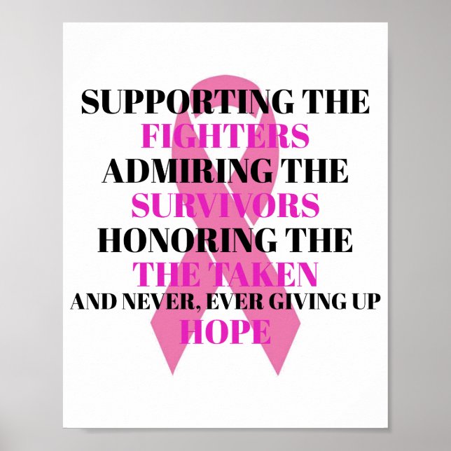 Breast Cancer Awareness Poster (Front)