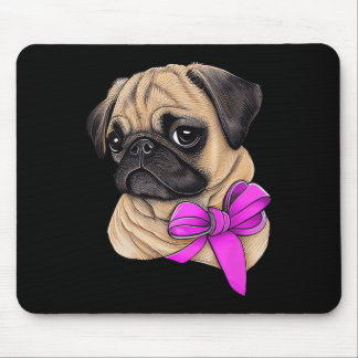 Breast Cancer Awareness Pug Breast Cancer Month  Mouse Pad