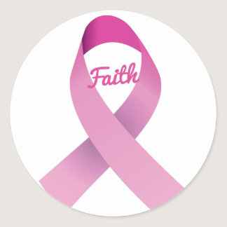 breast cancer awareness / quotes / support / gift  classic round sticker