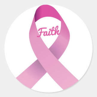 breast cancer awareness / quotes / support / gift classic round sticker