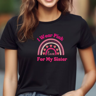 Breast Cancer Awareness Rainbow  T-Shirt
