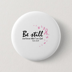 Breast Cancer Awareness Religious Christian Gifts  Button