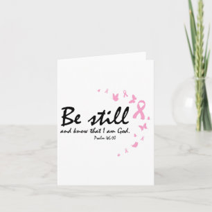 Breast Cancer Awareness Religious Christian Gifts Card