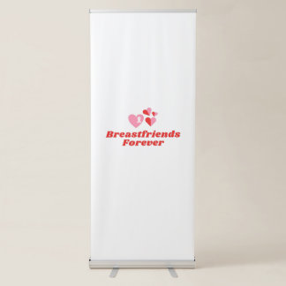 Breast cancer awareness retractable banner