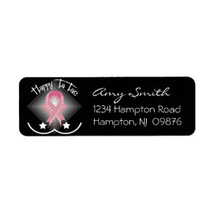Breast Cancer Awareness Return Address Label