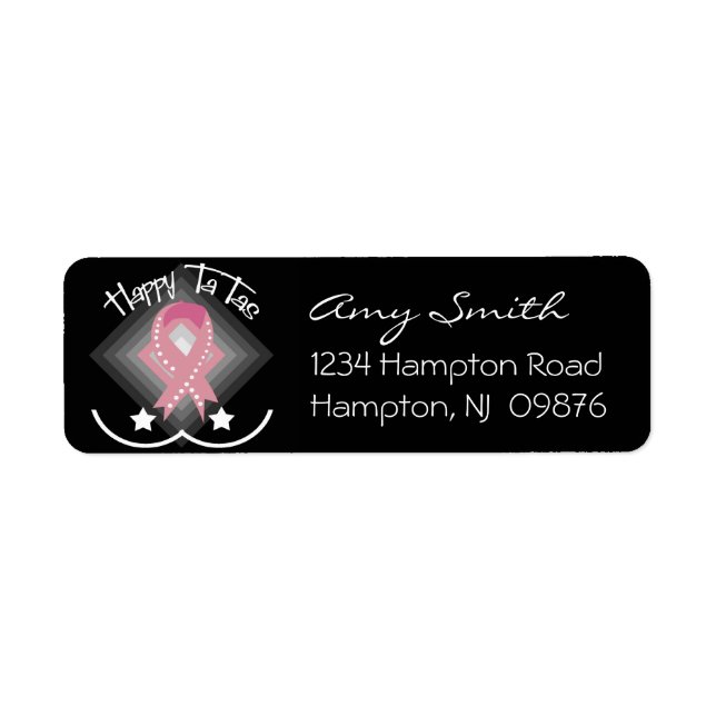 Breast Cancer Awareness Return Address Label (Front)