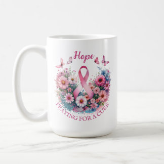 Breast Cancer Awareness Ribbon Coffee Mug