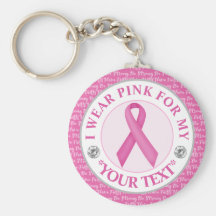 Ensemble Safety Keychain Breast Cancer Awareness 