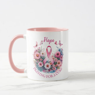 Breast Cancer Awareness Ribbon Mug