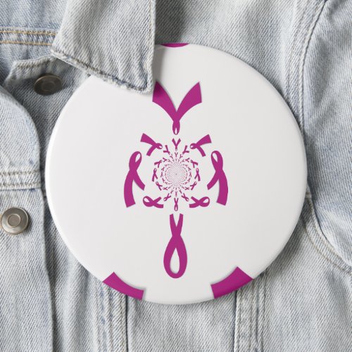Breast Cancer Awareness ribbon Pinback Button