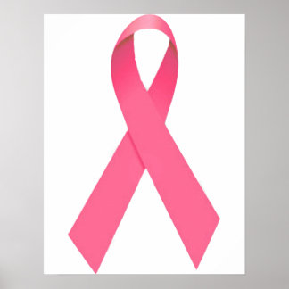 Breast Cancer Awareness Ribbon Poster