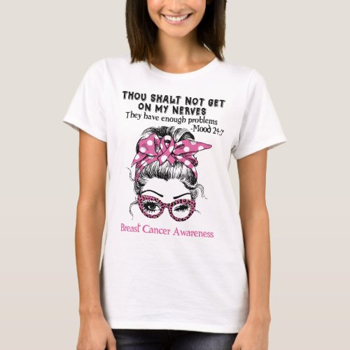 Breast Cancer Awareness Ribbon Support Gifts T_Shirt