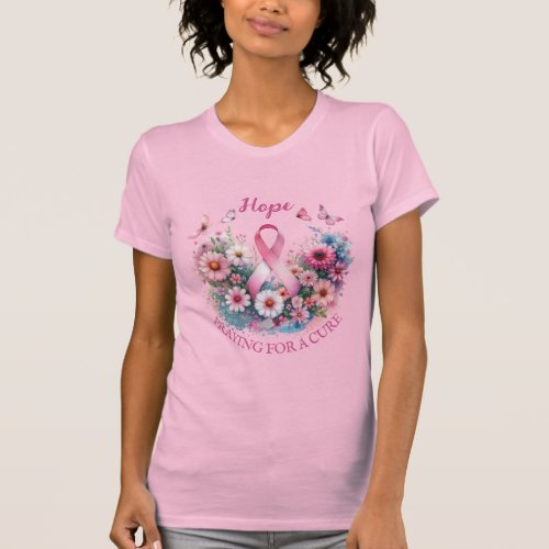 Breast Cancer Awareness Ribbon T_Shirt