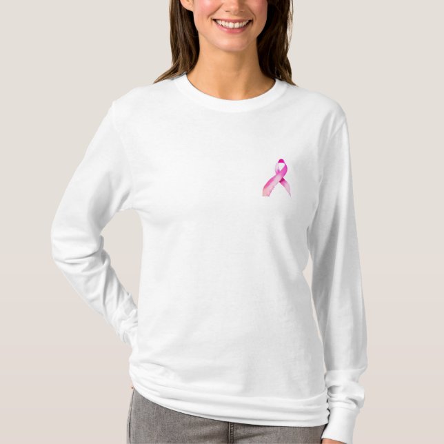 Breast Cancer awareness Ribbon  T-Shirt (Front)