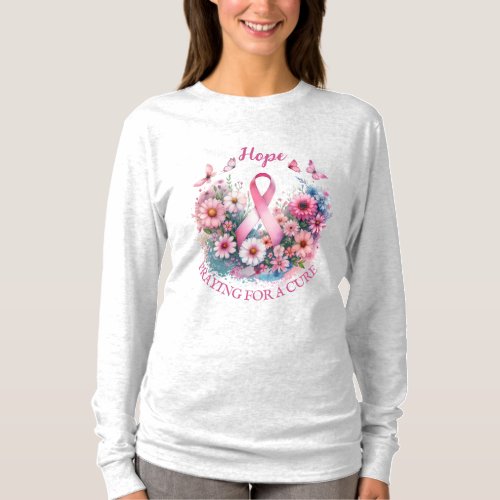 Breast Cancer Awareness Ribbon T_Shirt