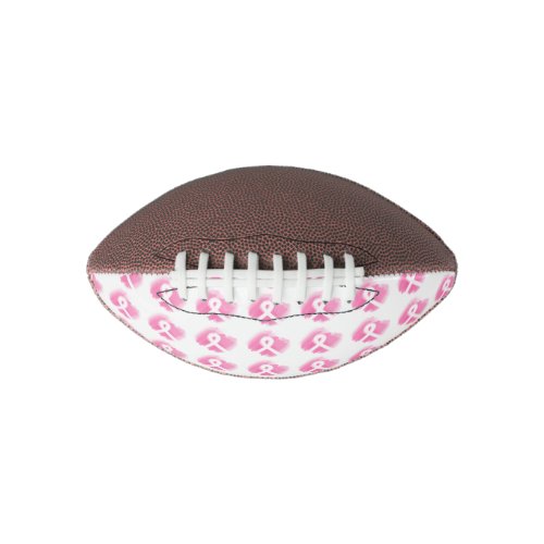 Breast Cancer Awareness Ribbon Watercolor  Football