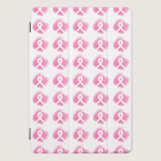 Breast Cancer Awareness Ribbon Watercolor iPad Pro Cover