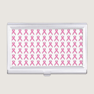 Breast Cancer Awareness Ribbons Case For Business Cards