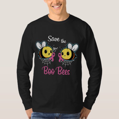 Breast Cancer Awareness Save The Boo Bees T_Shirt