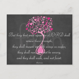 Breast Cancer Awareness Scripture Postcards
