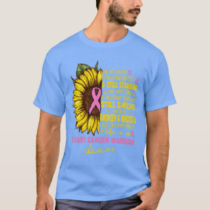 Breast Cancer Awareness She is A Breast Cancer War T-Shirt