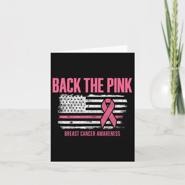 Breast Cancer Awareness Shirts Ck The Pink Breast  Card (Front)