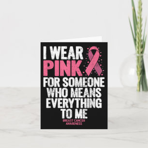 Breast Cancer Awareness Shirts For Family Breast C Card