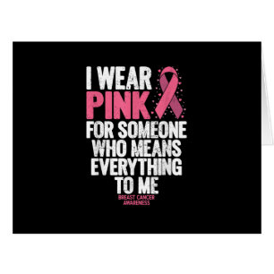 Breast Cancer Awareness Shirts for Family Breast C Cards