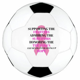 Breast Cancer Awareness Soccer Ball