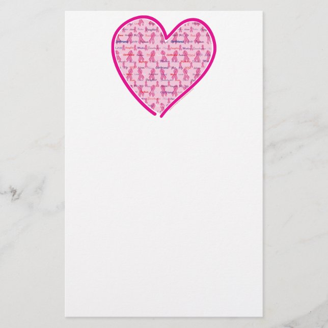 Breast Cancer Awareness Stationery (Front)