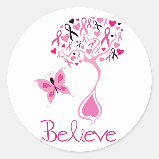 Breast Cancer Awareness Sticker (Front)