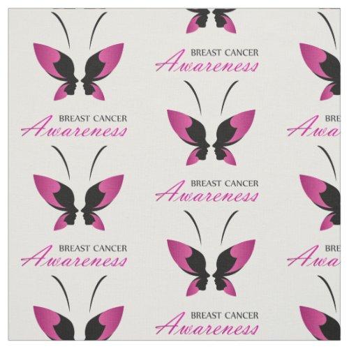 Breast cancer awareness support fabric