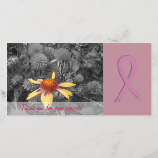 Breast Cancer Awareness Support Photo Card